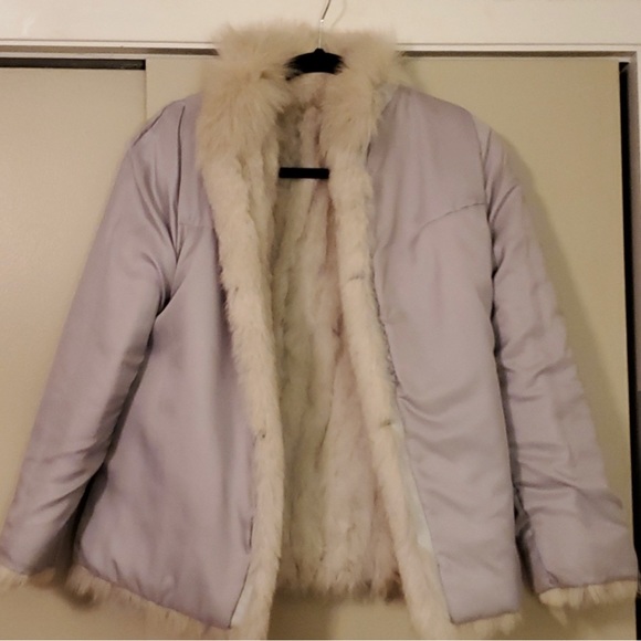 Saga Fox Fur Jacket Size 8 - Picture 5 of 7